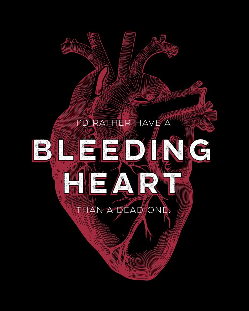 Bleeding Heart  - Hooded Sweatshirt