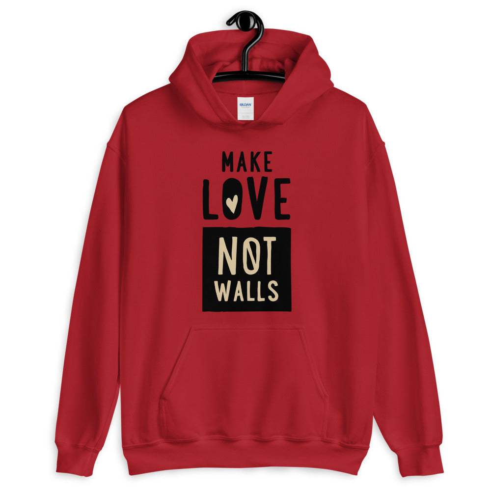 Make Love Hooded Sweatshirt Pavlovitz Design