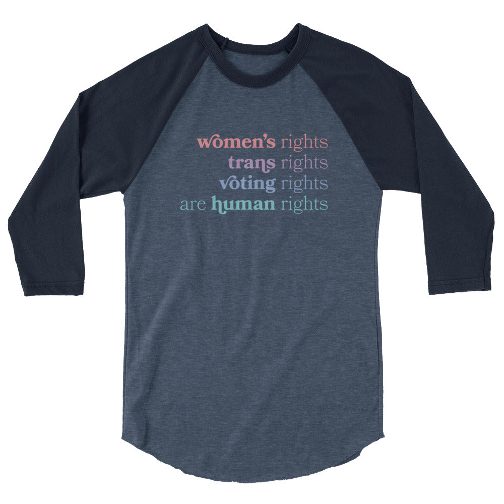 Human Rights - 3/4 Sleeve Shirt