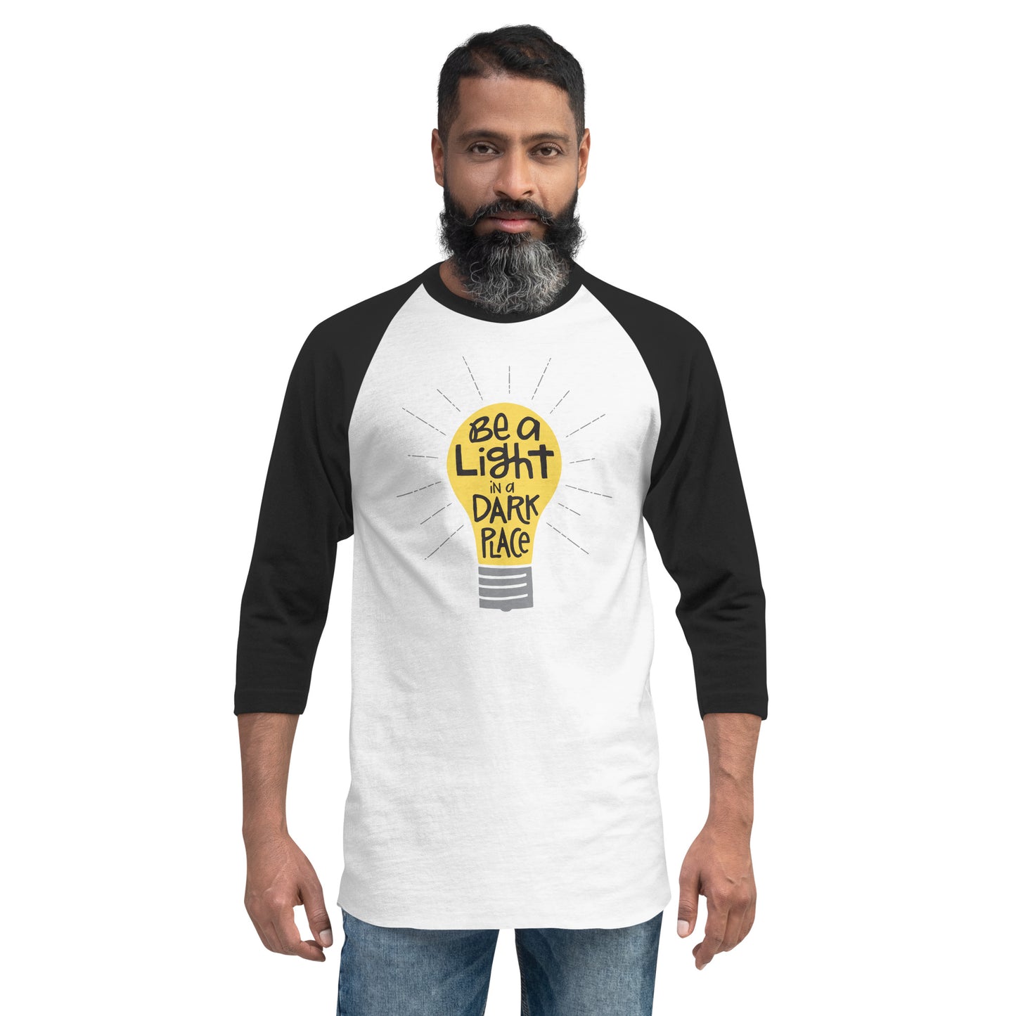 Be a Light - 3/4 Sleeve Shirt