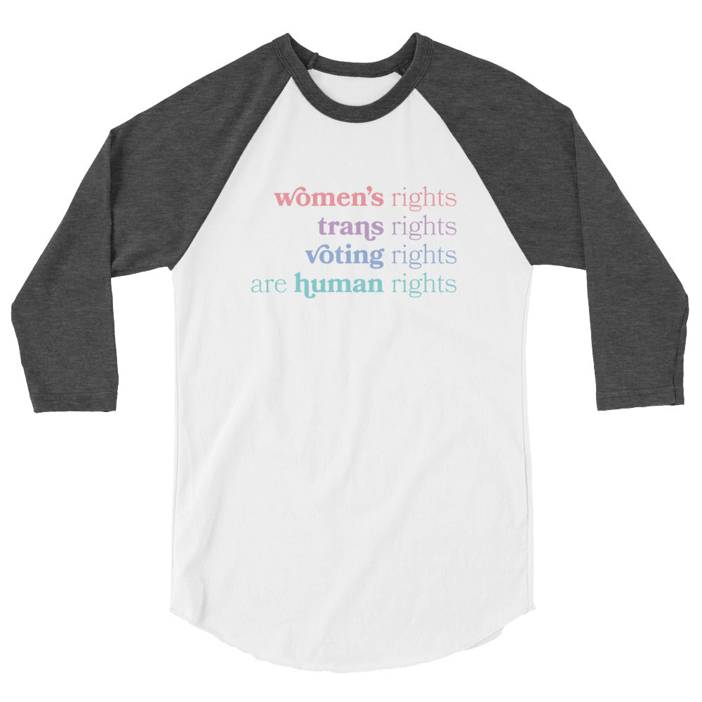 Human Rights - 3/4 Sleeve Shirt