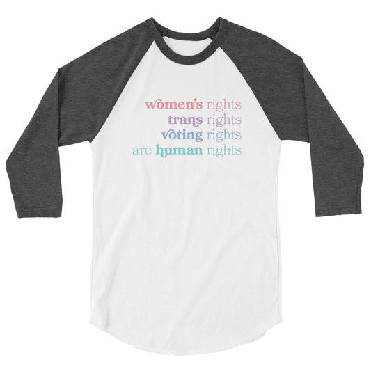 Human Rights - 3/4 Sleeve Shirt