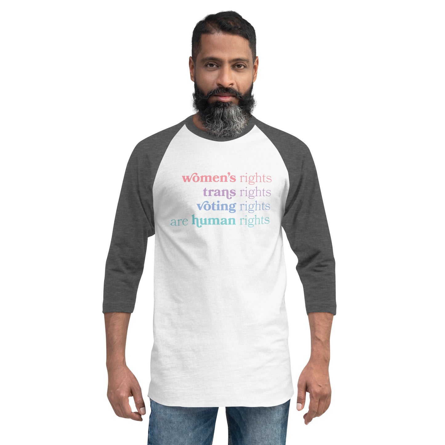 Human Rights - 3/4 Sleeve Shirt