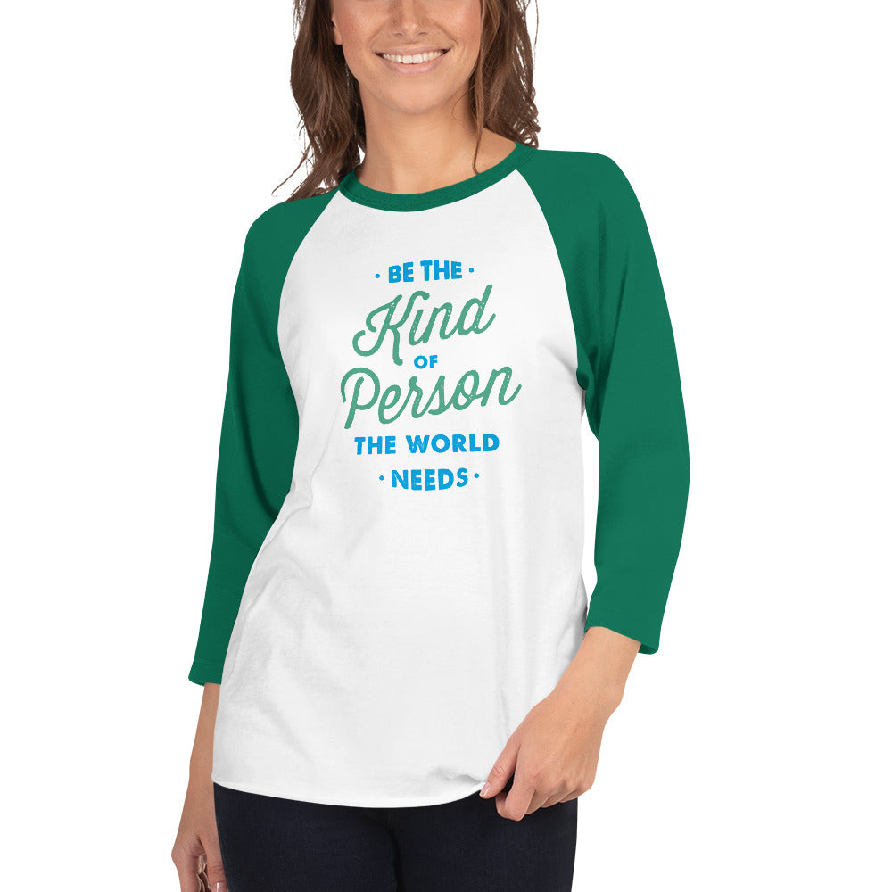 Kind Person - 3/4 Sleeve Shirt