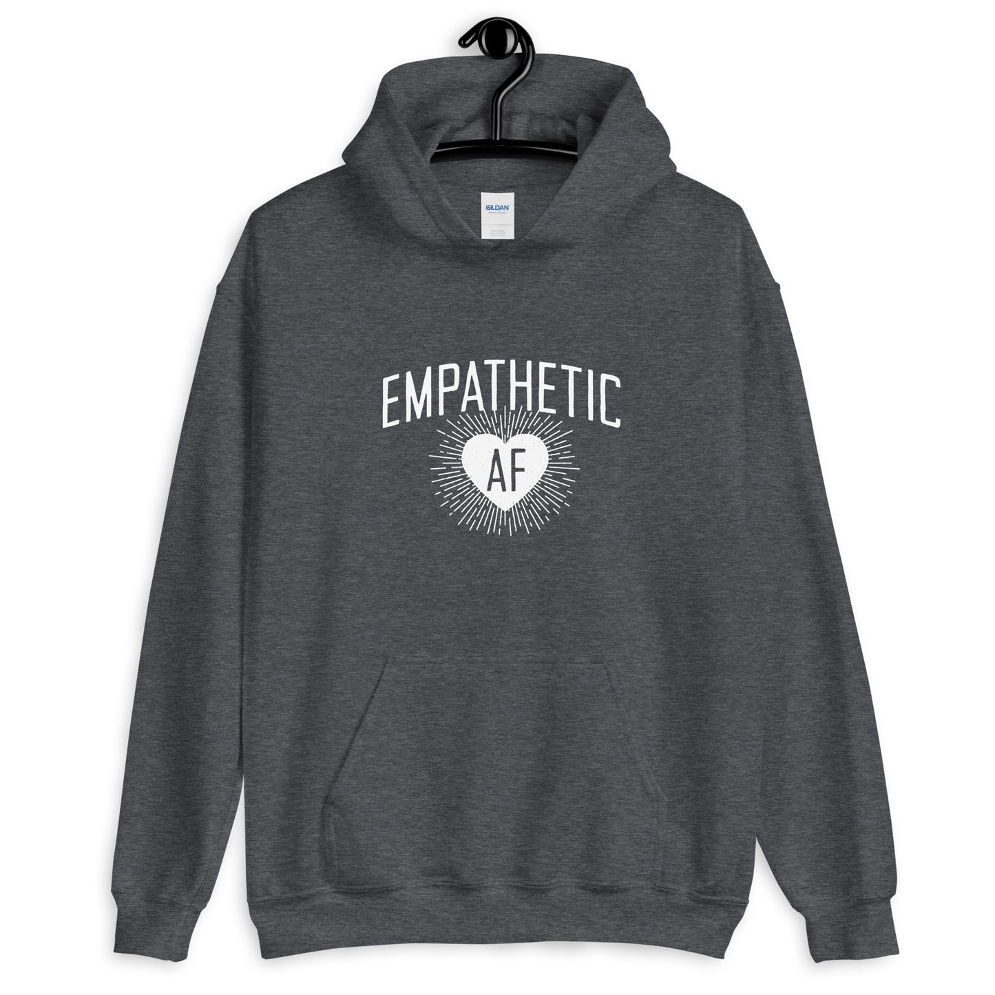 Empathetic AF - Light Logo - Hooded Sweatshirt