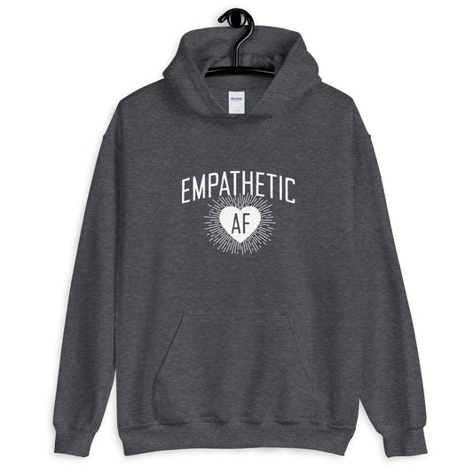 Empathetic AF - Light Logo - Hooded Sweatshirt
