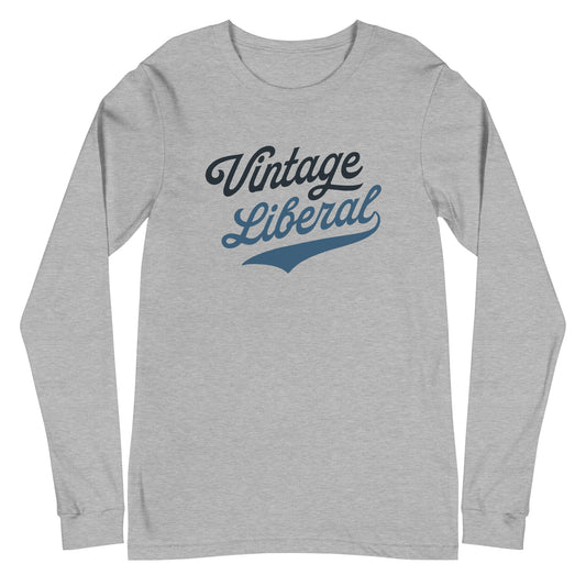 Vintage Liberal - Dark Logo - Unisex Long Sleeve Shirt