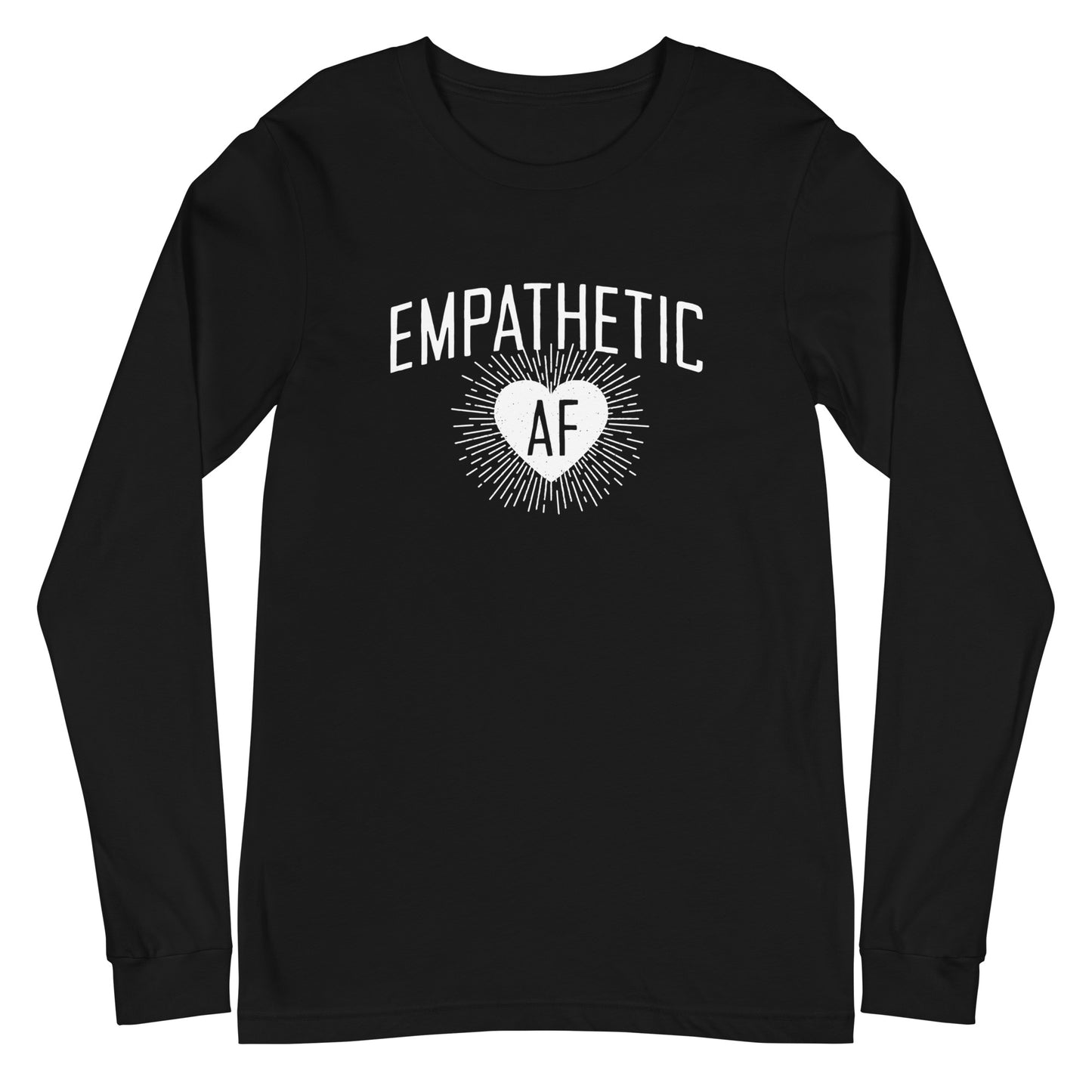 Empathetic AF - Light Logo - Unisex Long Sleeve Shirt