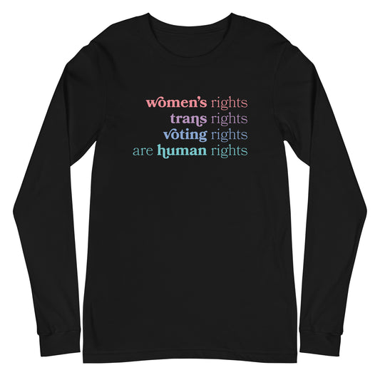 Human Rights - Unisex Long Sleeve Shirt