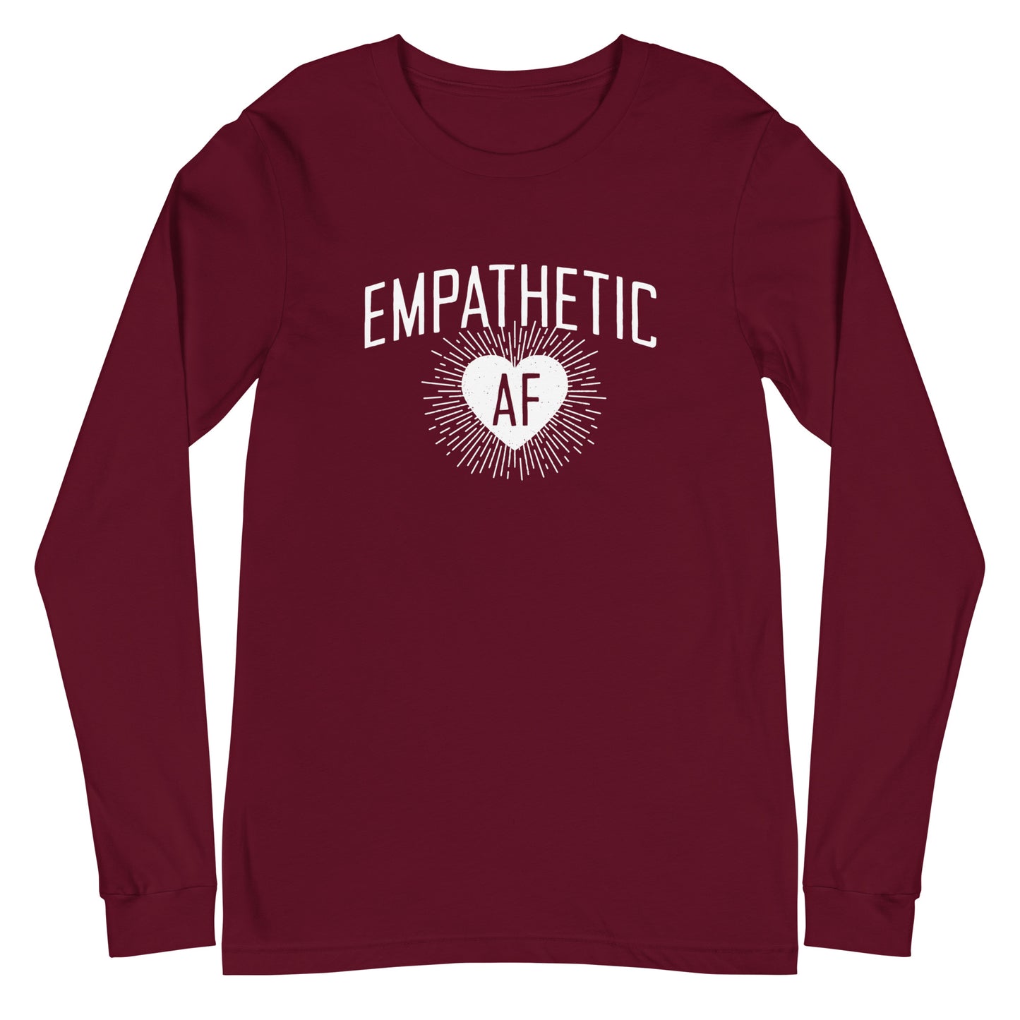 Empathetic AF - Light Logo - Unisex Long Sleeve Shirt