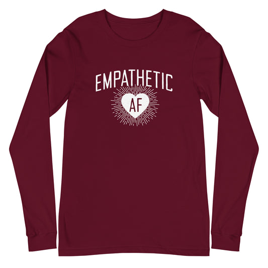 Empathetic AF - Light Logo - Unisex Long Sleeve Shirt