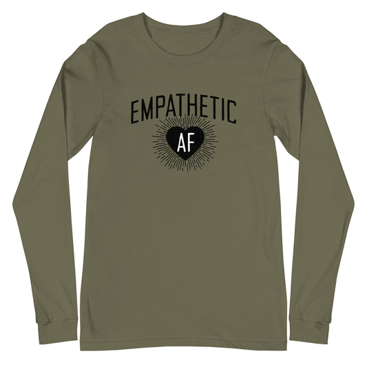 Empathetic AF - Dark Logo - Unisex Long Sleeve Shirt