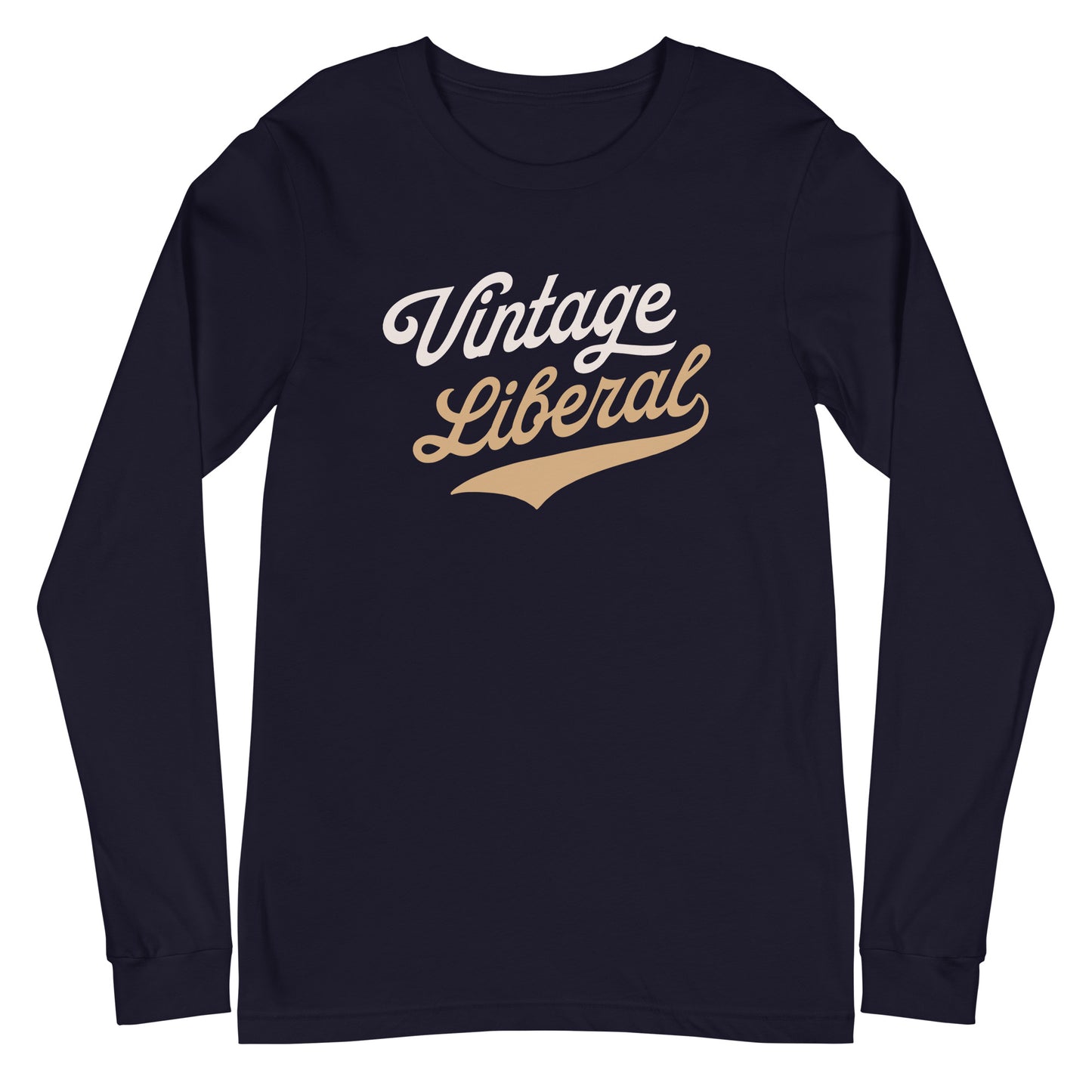 Vintage Liberal - Light Logo - Unisex Long Sleeve Shirt