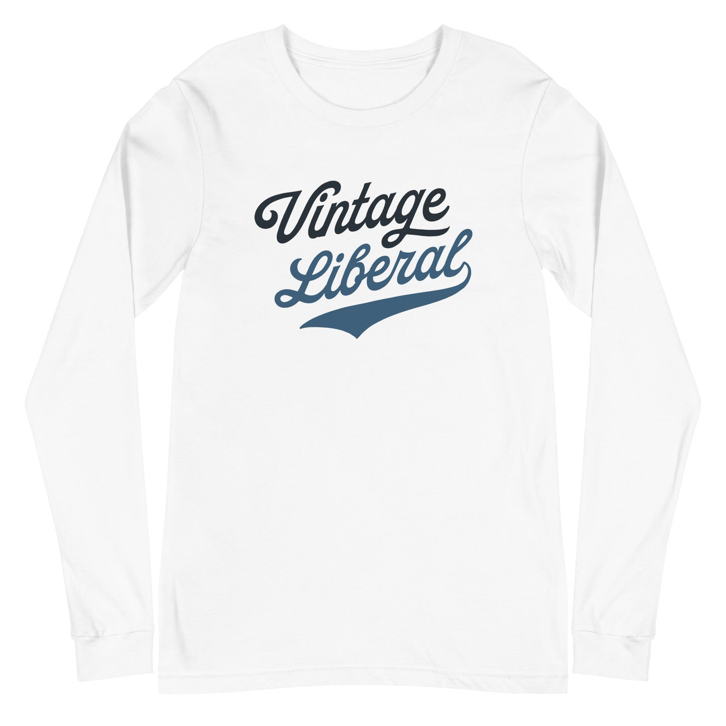 Vintage Liberal - Dark Logo - Unisex Long Sleeve Shirt