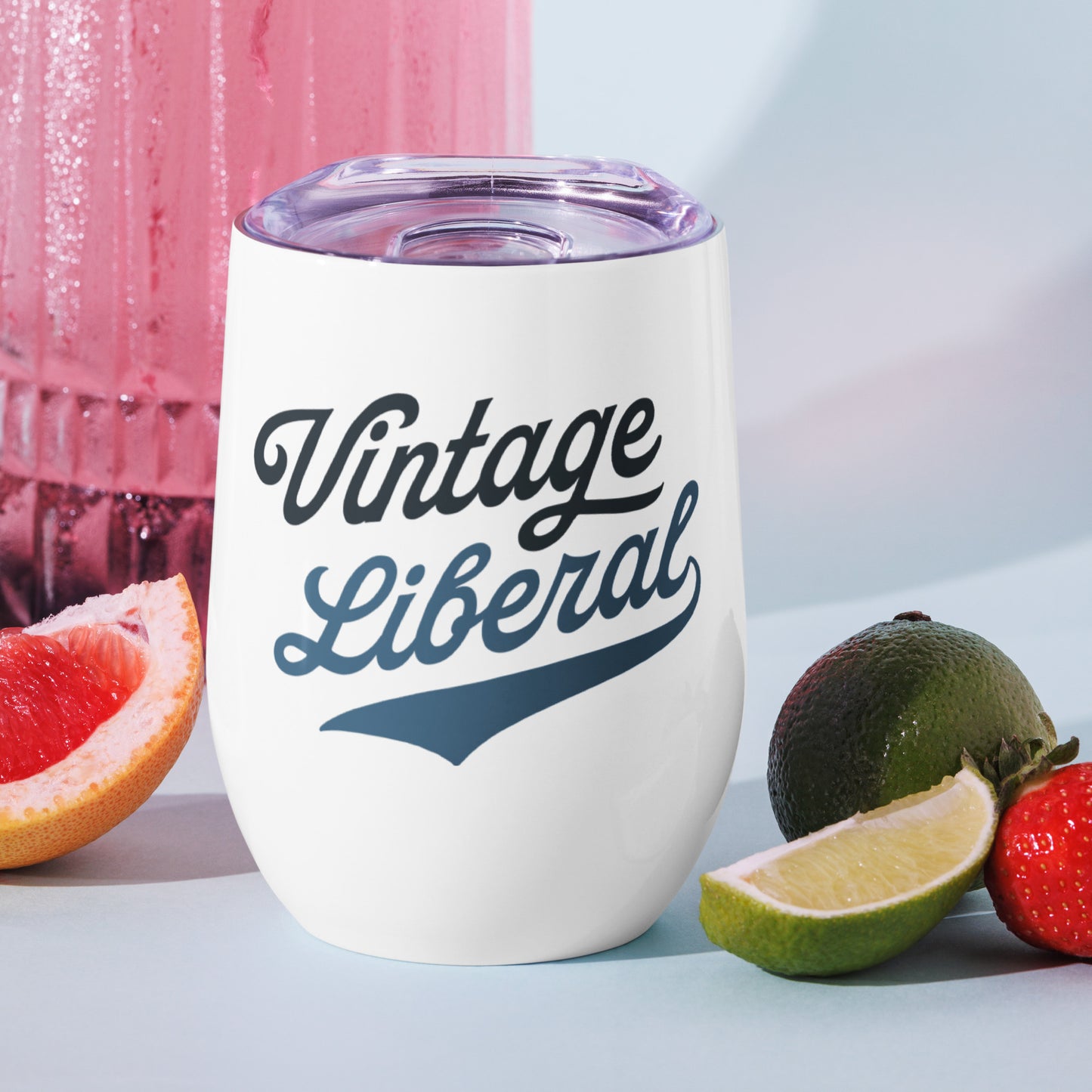 Vintage Liberal - Wine Tumbler
