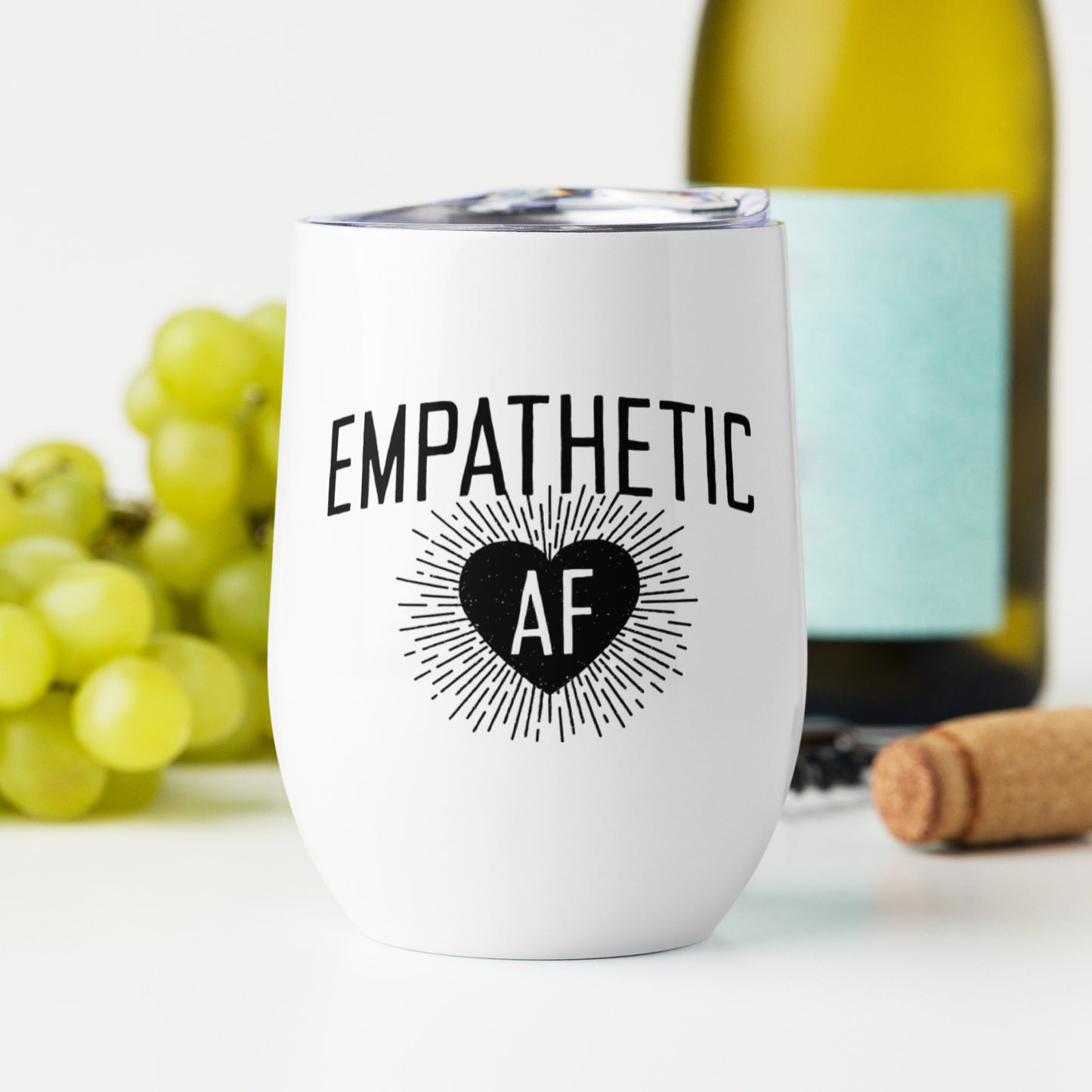 Empathetic AF - Wine Tumbler