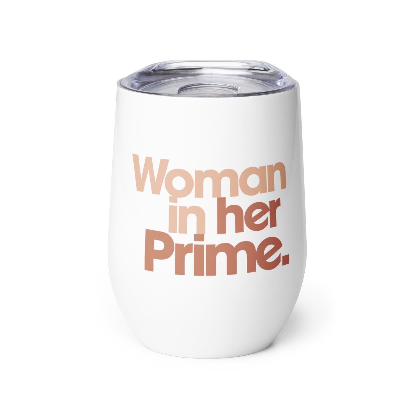 Woman in her Prime - Wine Tumbler