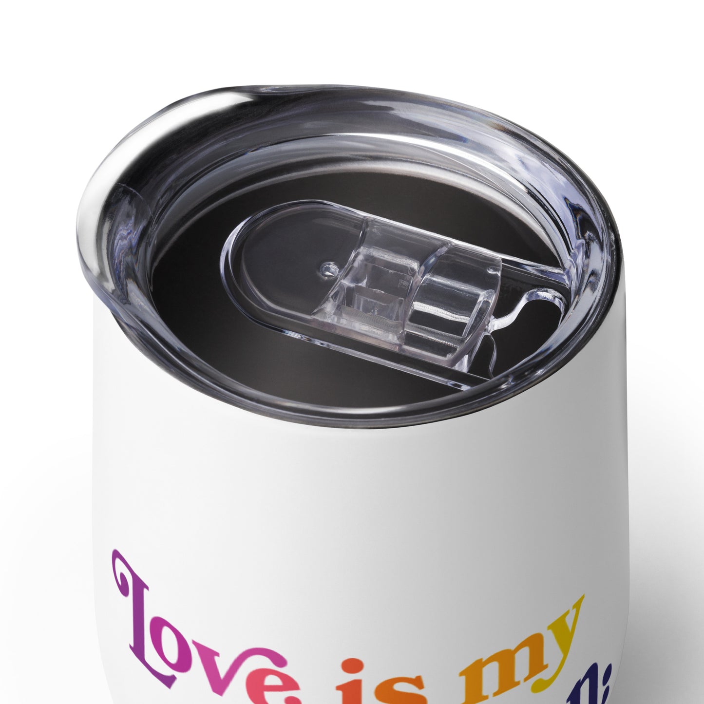Love is My Religion - Wine Tumbler
