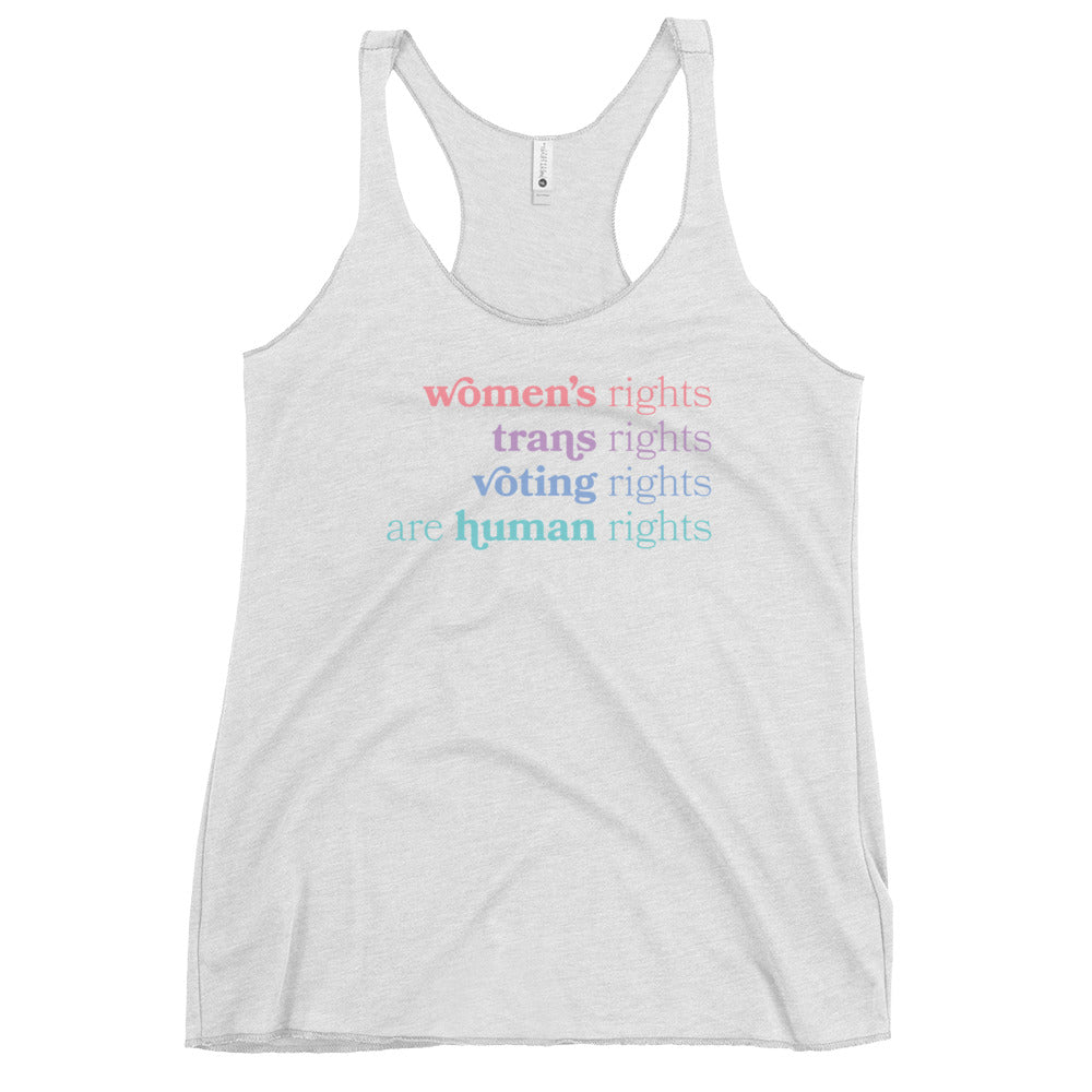 Human Rights - Women's Racerback Tank