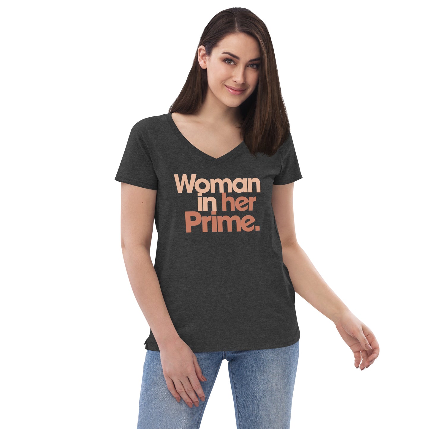 Woman in her Prime - Women’s V-Neck Tee
