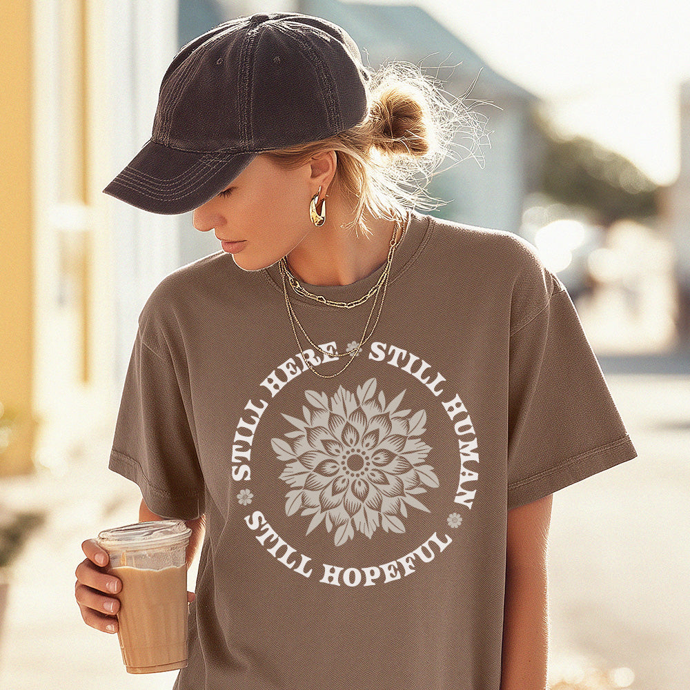 Still Here - Men’s/Unisex Heavyweight Tee