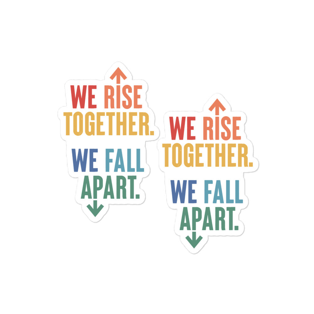 Together Again Sticker We Rise Together - 2 Sticker Pack – Pavlovitz Design