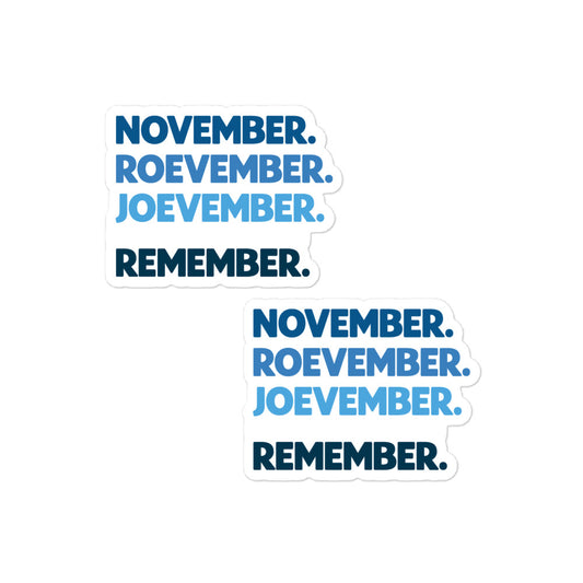 November Remember - 2 Sticker Pack