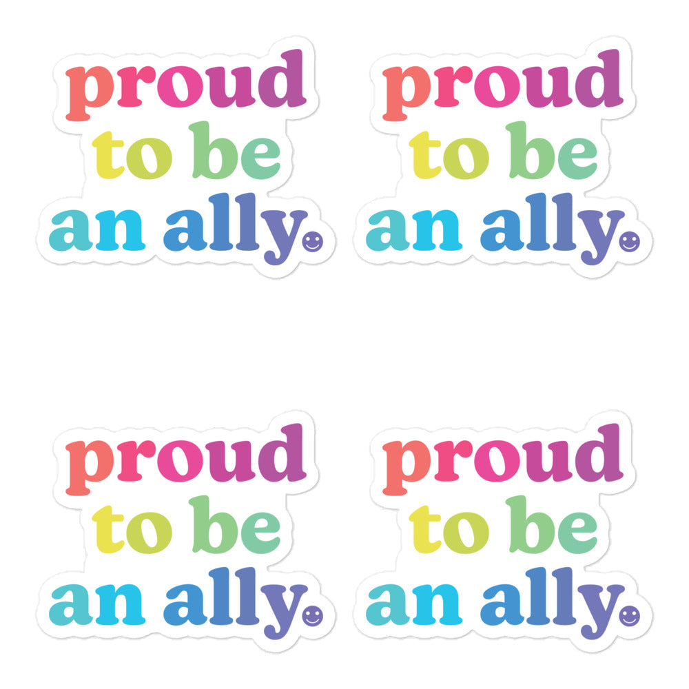 Proud to Be an Ally - 2 Sticker Pack