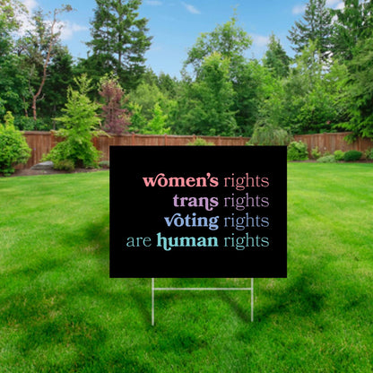 Human Rights - Yard Sign