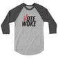 Vote Woke - 3/4 Sleeve Shirt