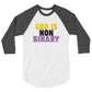 God is Nonbinary - 3/4 Sleeve Shirt