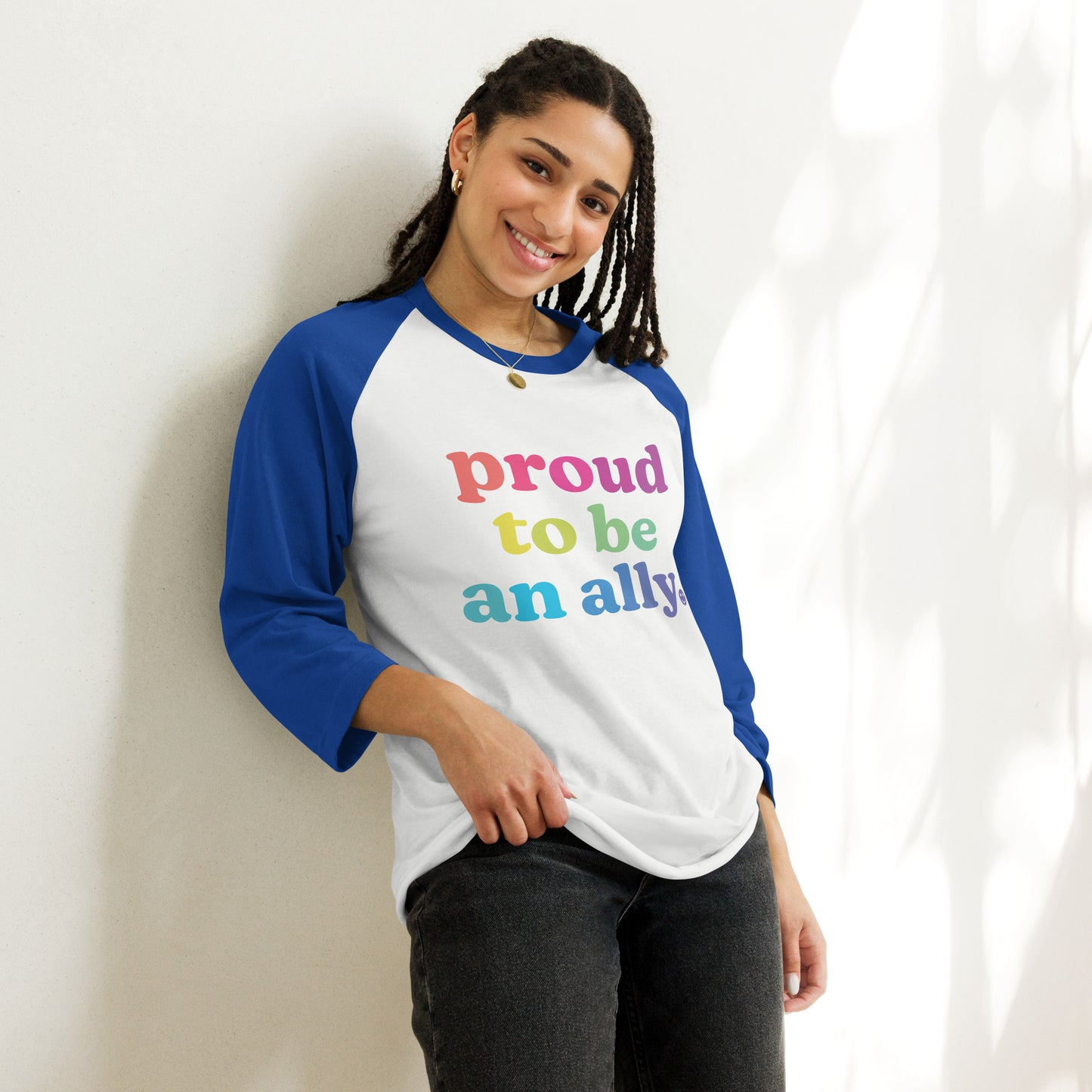 Proud to Be an Ally - 3/4 Sleeve Shirt