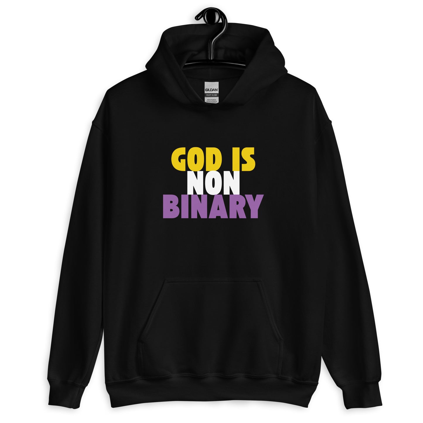 God is Nonbinary - Hooded Sweatshirt