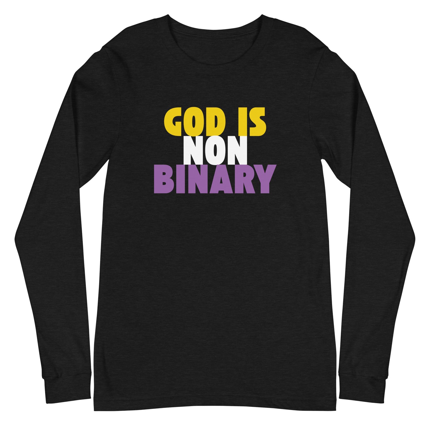 God is Nonbinary - Unisex Long Sleeve Shirt