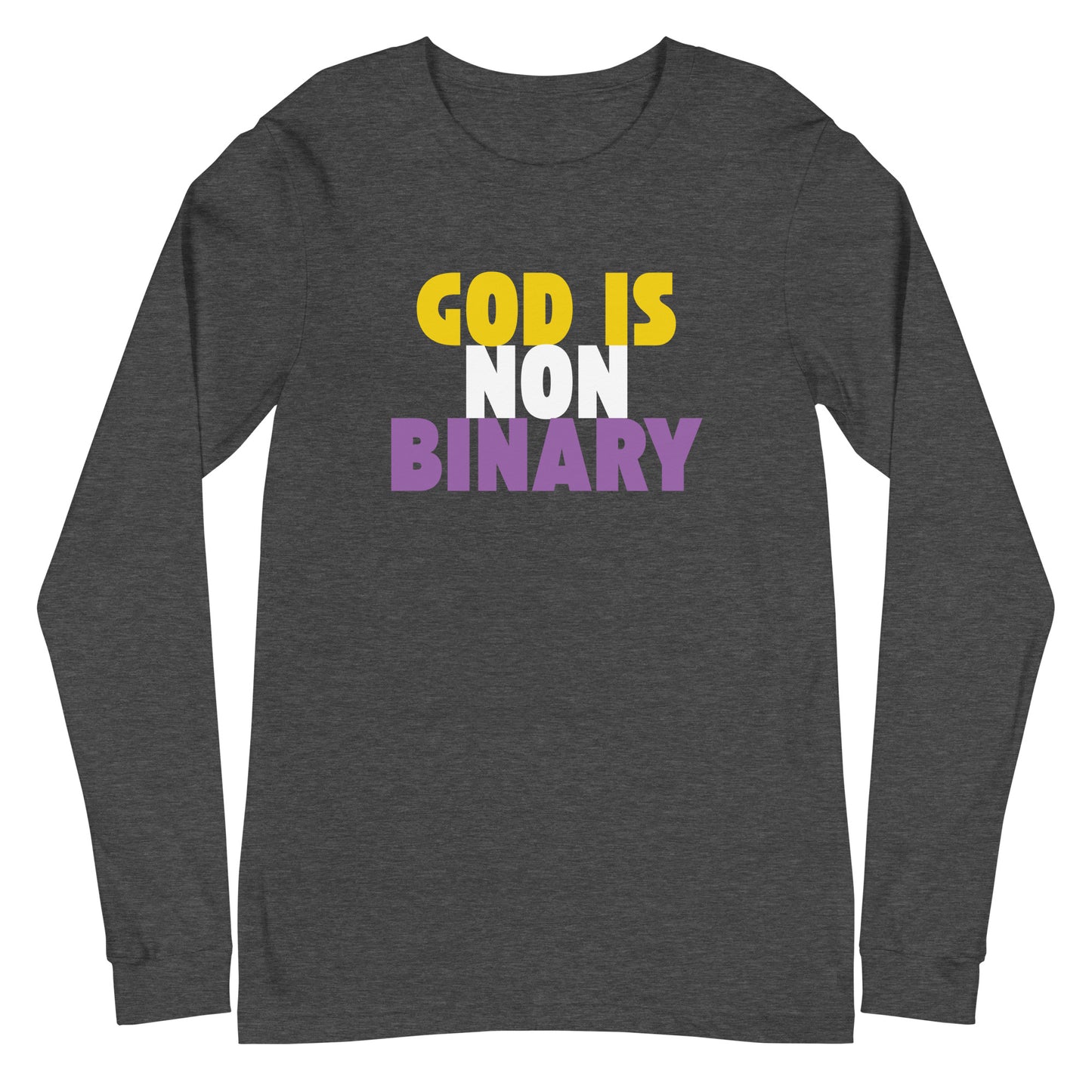 God is Nonbinary - Unisex Long Sleeve Shirt