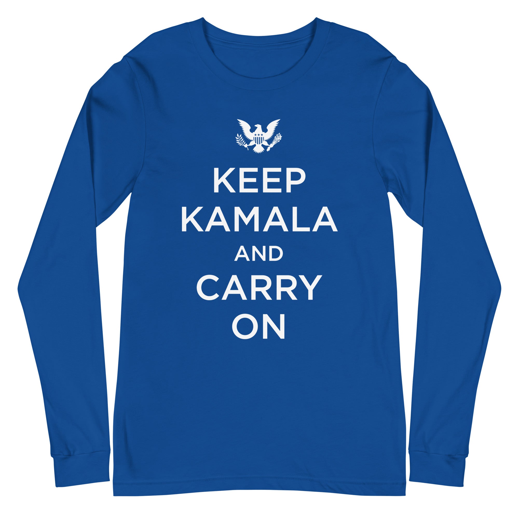 Keep Kamala and Carry On - Unisex Long Sleeve Shirt – Pavlovitz Design