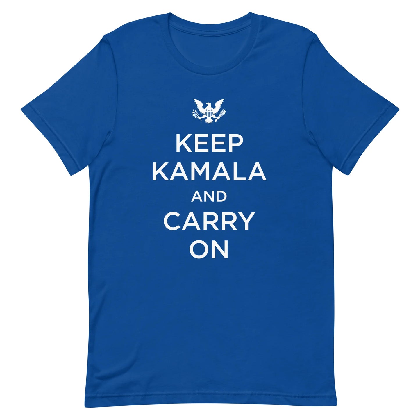 FINAL SALE - Size Small - Keep Kamala - Men’s/Unisex Tee - Royal Blue