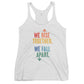 We Rise Together - Women's Racerback Tank