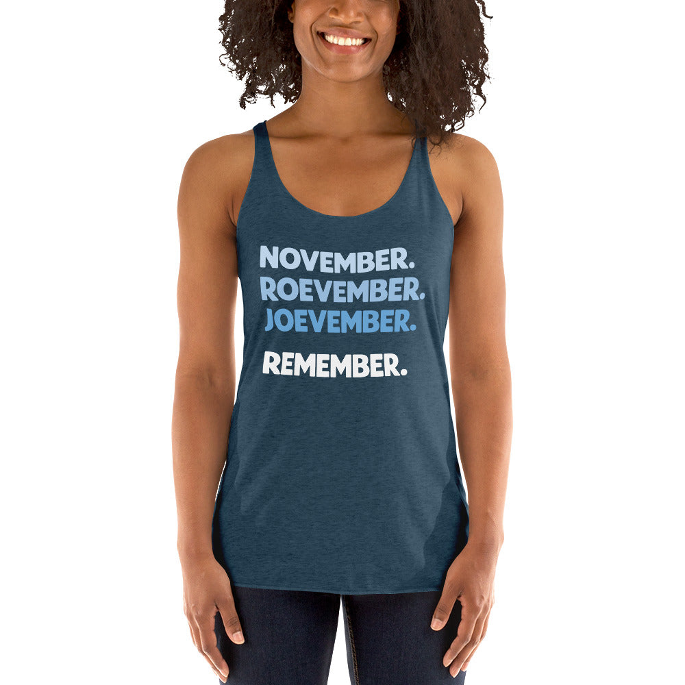 November Remember - Women's Racerback Tank
