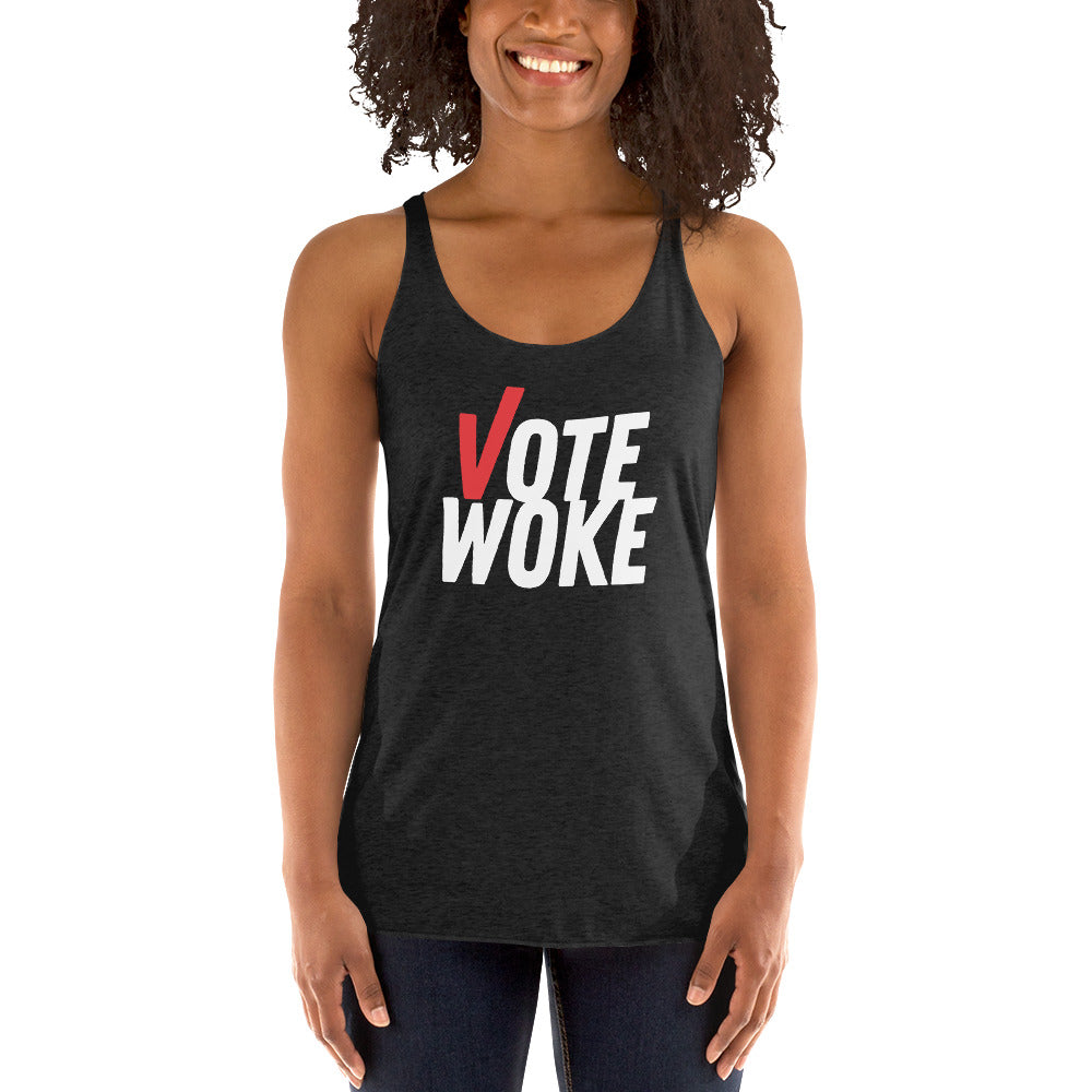 Vote Woke - Women's Racerback Tank