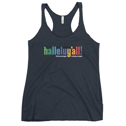 Halleluy’all - Women's Racerback Tank