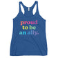 Proud to Be an Ally - Women's Racerback Tank