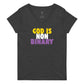 God is Nonbinary - Women’s V-Neck Tee
