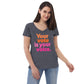 Your vote is your voice - Women’s V-Neck Tee