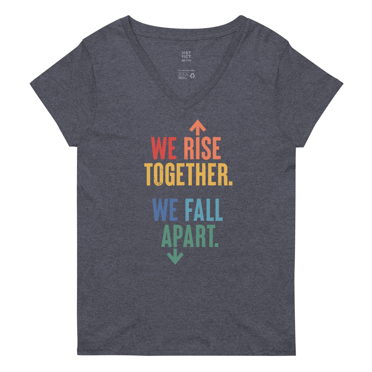 We Rise Together - Women’s V-Neck Tee