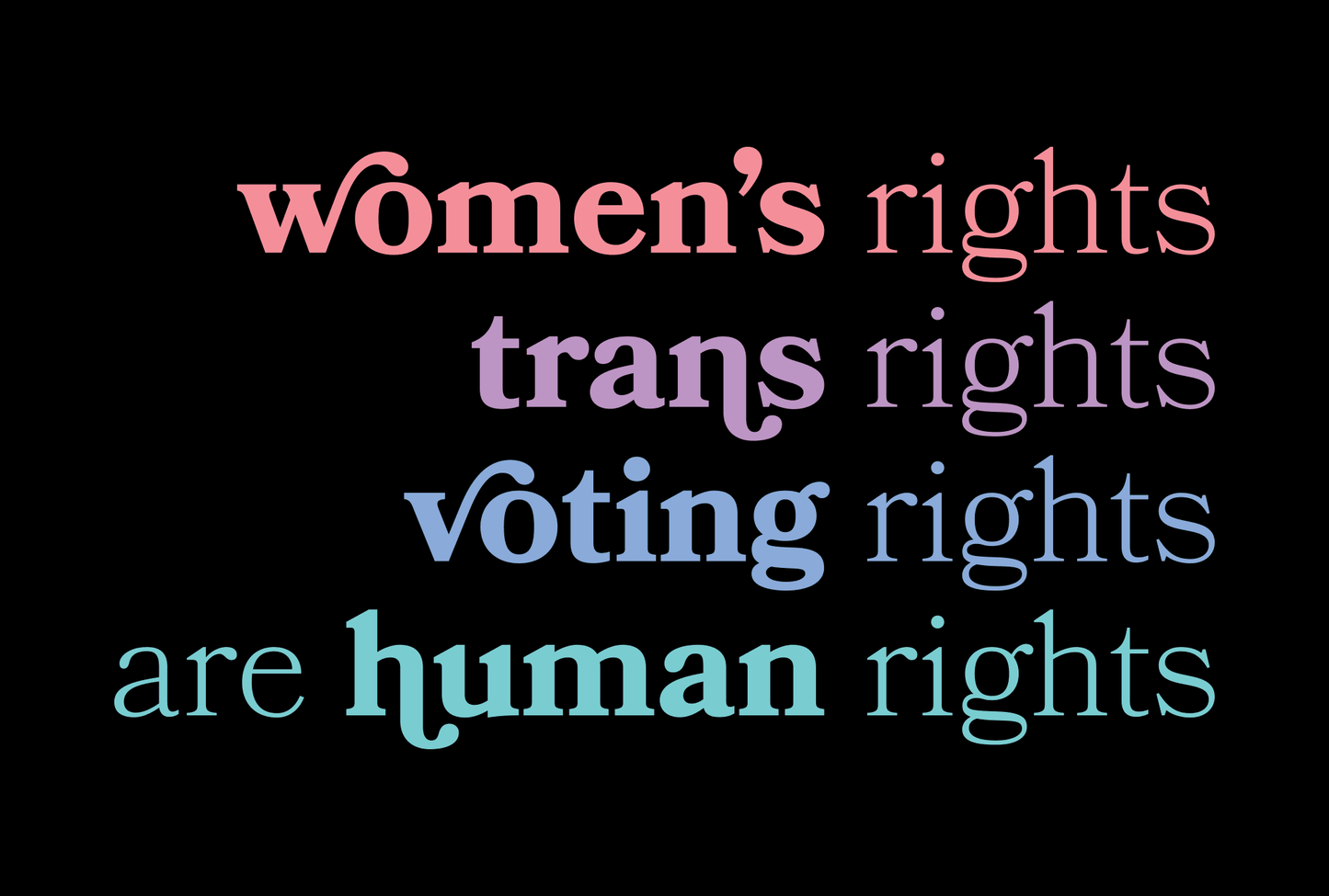 Human Rights - Women’s V-Neck Tee