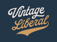 Vintage Liberal - Light Logo - 3/4 Sleeve Shirt