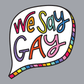 We Say Gay - Unisex Long Sleeve Shirt