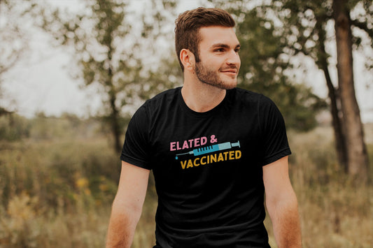 Elated and Vaccinated - Men's/Unisex Tee