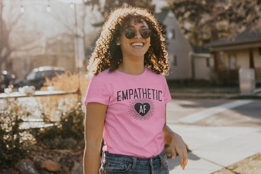 Empathetic AF - Dark Logo - Women’s Tee